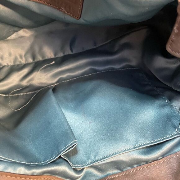 Coach Vintage Brown Leather Suede Satchel Bag - Picture 9 of 10